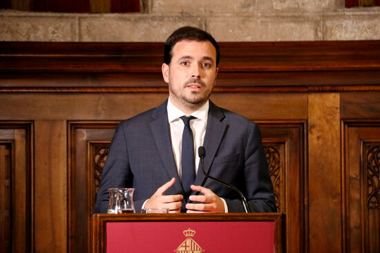 Spain's Minister of Consumer Affairs, Alberto Garzón (by Blanca Blay)